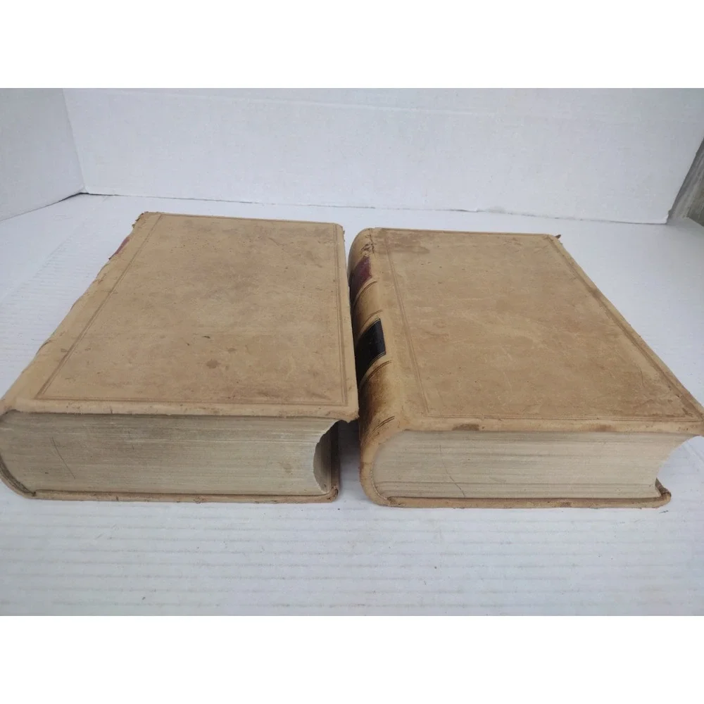 Set Of 2 Antique TIFFANY LAW Books 1903 Leather Covered Real Property Vol 1 & 2